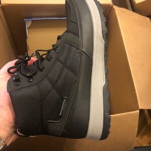 Weatherproof Black and Gray Men's Boots